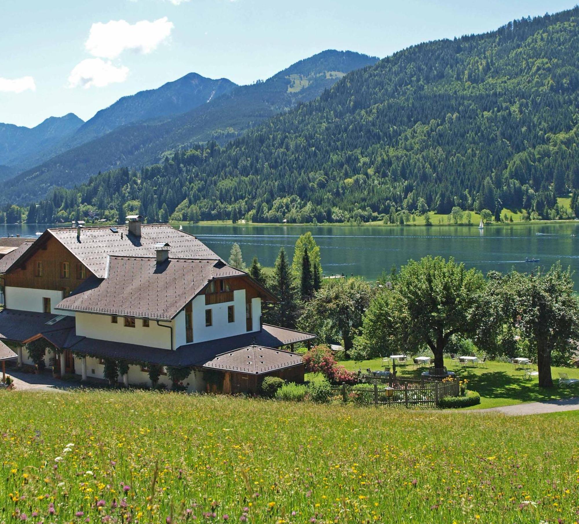 Ferienhof Obergasser Und Bergblick Villa Weissensee Buitenkant foto