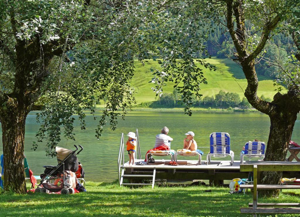 Ferienhof Obergasser Und Bergblick Villa Weissensee Buitenkant foto