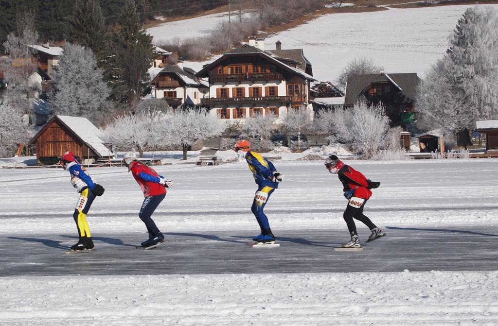 Ferienhof Obergasser Und Bergblick Villa Weissensee Buitenkant foto